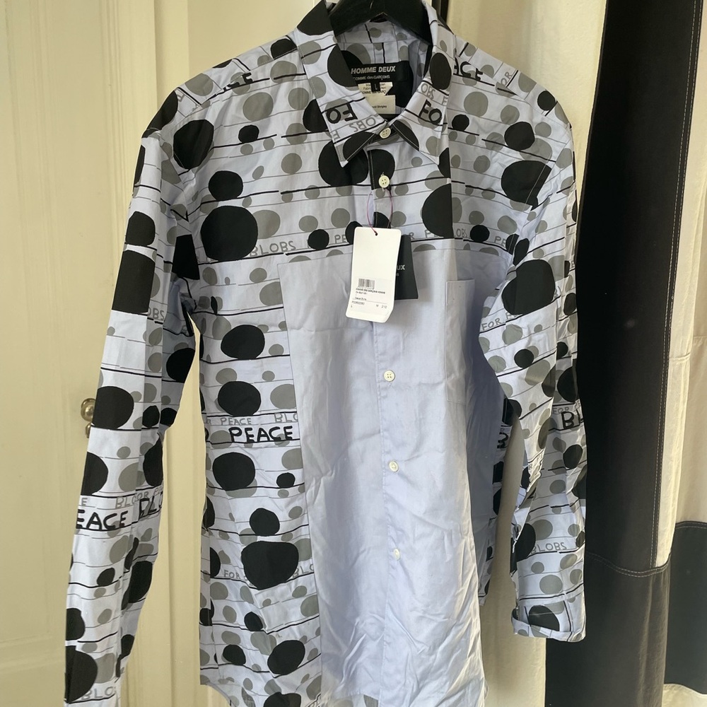 Comme Des Garçon HOMME DEUX shirt size large. Brand new